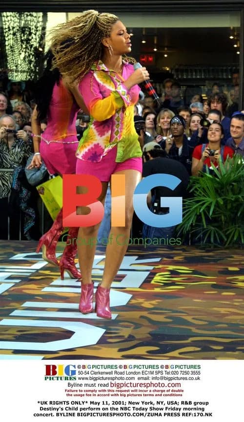 Beyonce Knowles performs on NBC Today Show