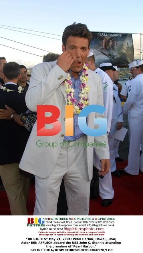 Ben Affleck at Pearl Harbor premiere