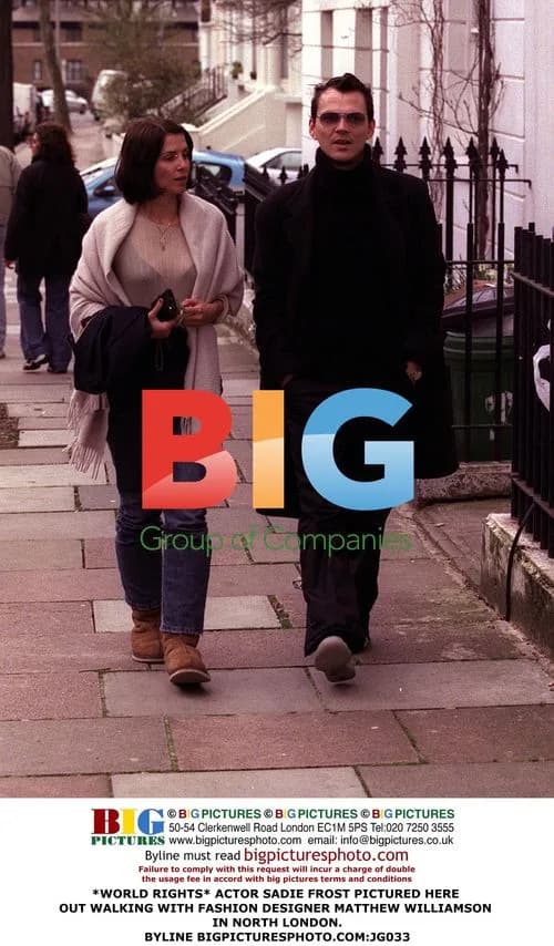 Sadie Frost and Matthew Williamson out in London