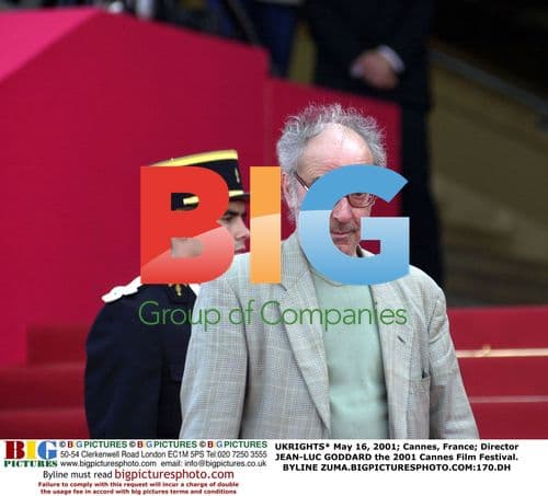 Jean-Luc Goddard at Cannes Film Festival 2001