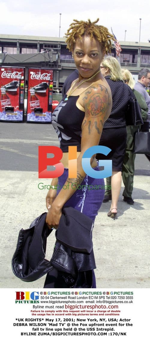 Debra Wilson at Fox Upfront on USS Intrepid