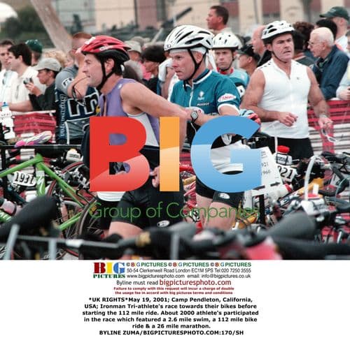 Ironman Tri-Athlete Race at Camp Pendleton