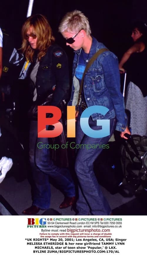 Melissa Etheridge and Tammy Lynn Michaels at LAX