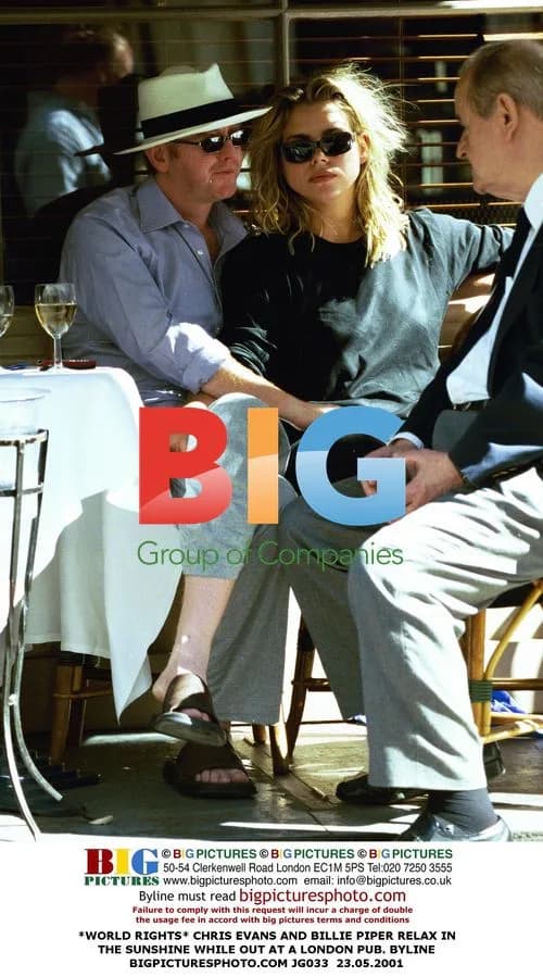 Chris Evans and Billie Piper Relax at London Pub
