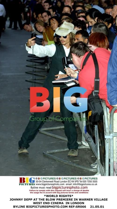 Johnny Depp at Blow Premiere in London