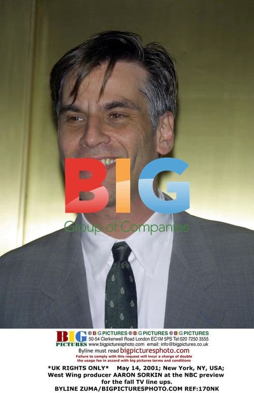 Aaron Sorkin at NBC TV preview in New York