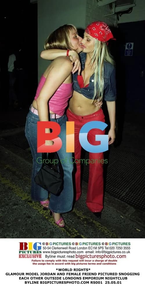 Jordan and Friend Snogging Outside Emporium Nightclub