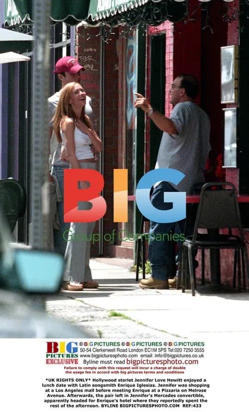 Jennifer Love Hewitt and Enrique Iglesias Lunch Date