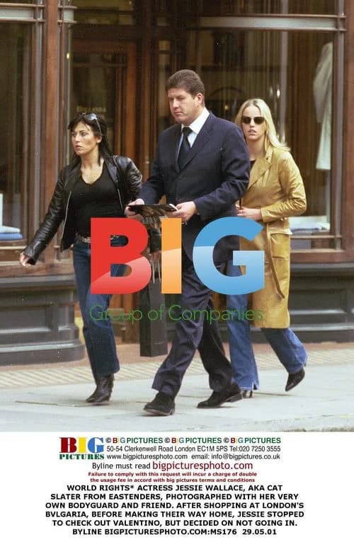Jessie Wallace out shopping in London