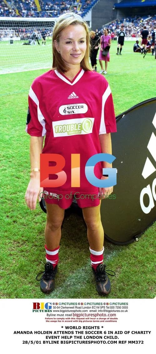 Amanda Holden Attends Charity Soccer 6 Event