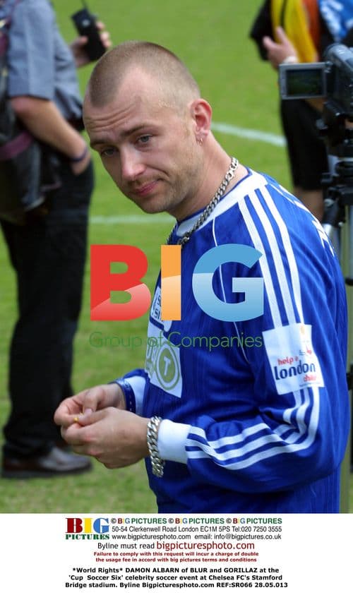 DAMON ALBARN at 'Cup Soccer Six' event