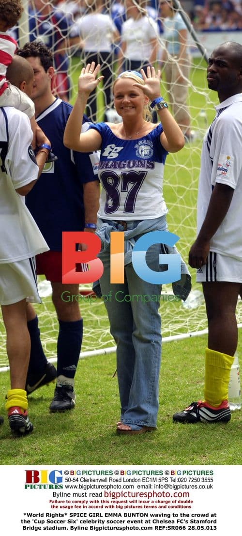 EMMA BUNTON at Cup Soccer Six event