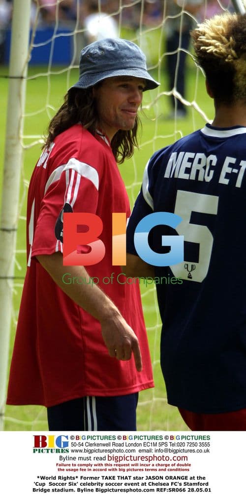 JASON ORANGE at 'Cup Soccer Six' event