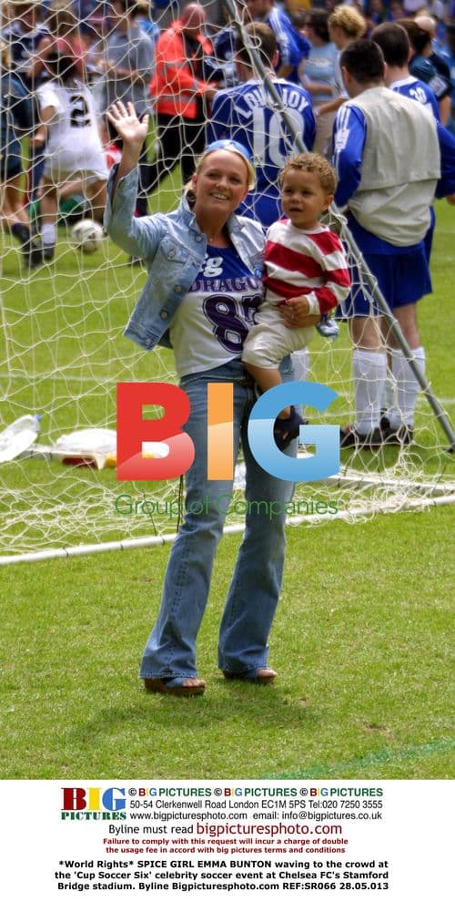 EMMA BUNTON at celebrity soccer event