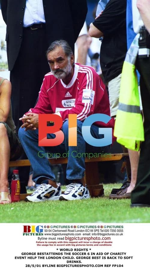 George Best at Soccer 6 Charity Event