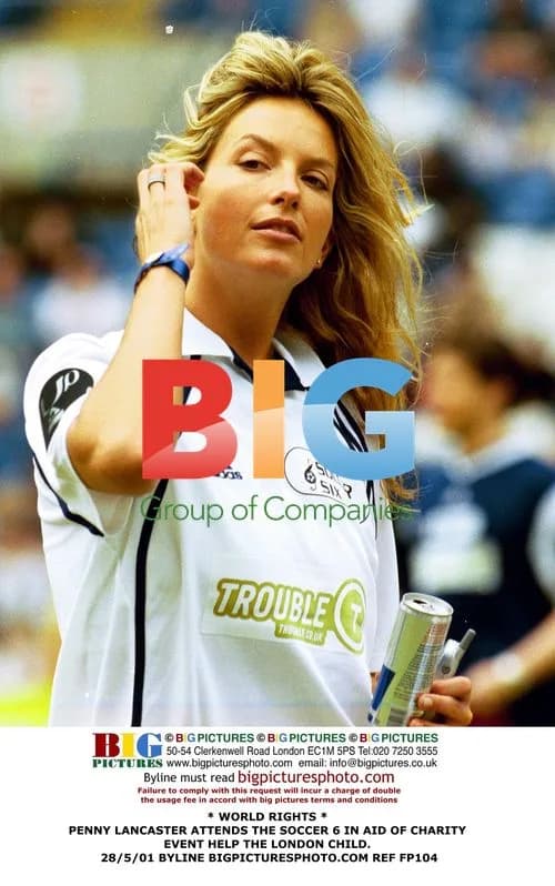 Penny Lancaster Attends Charity Soccer 6 Event