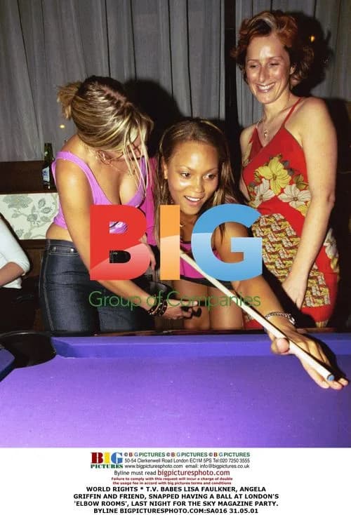 T.V. Babes Lisa Faulkner and Angela Griffin at Sky Magazine Party
