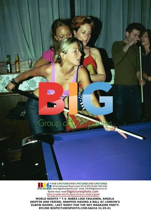T.V. Babes Lisa Faulkner, Angela Griffin and Friend