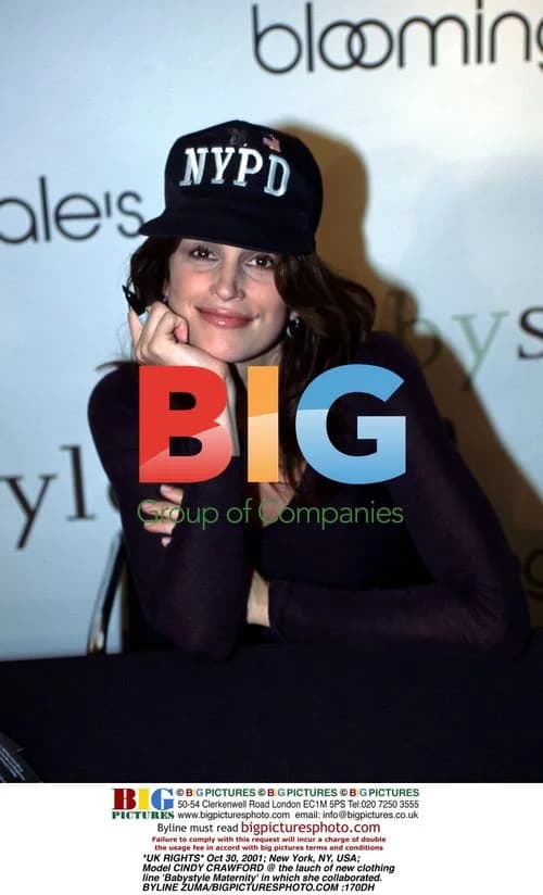 Cindy Crawford at Babystyle Maternity launch