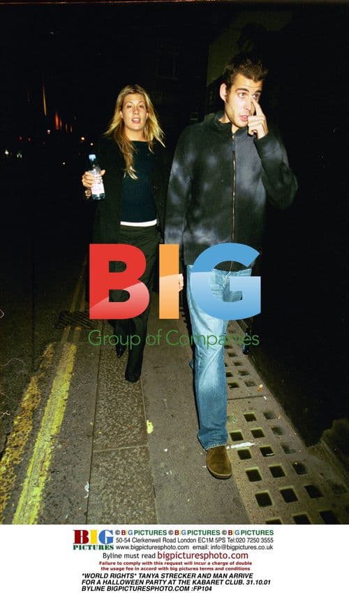 Tanya Strecker and man at Halloween party