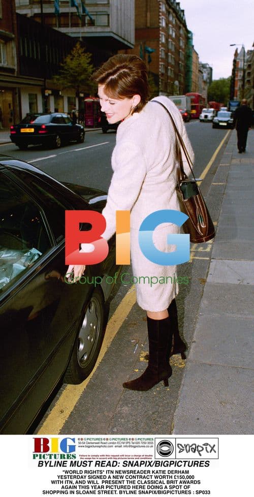 ITN Newsreader Katie Derham Spotted Shopping