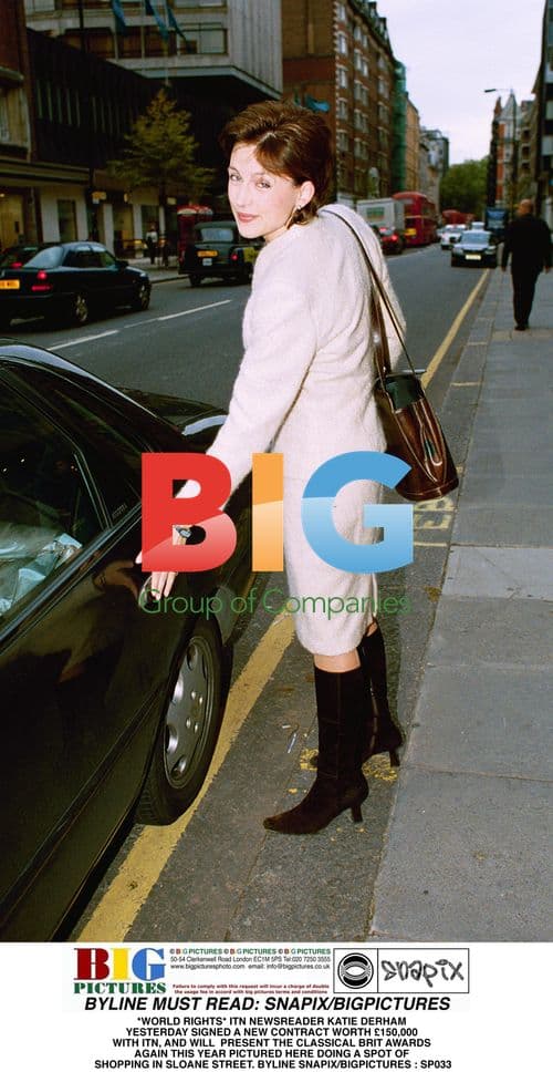 ITN Newsreader Katie Derham Shopping
