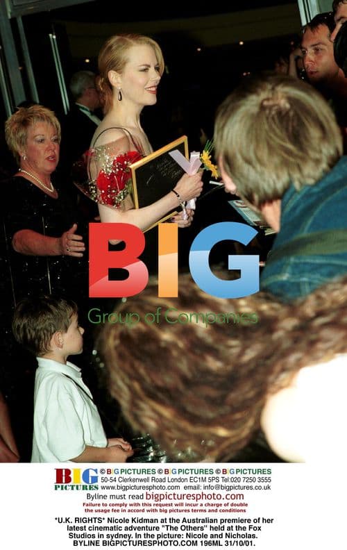 Nicole Kidman at Australian premiere of "The Others"