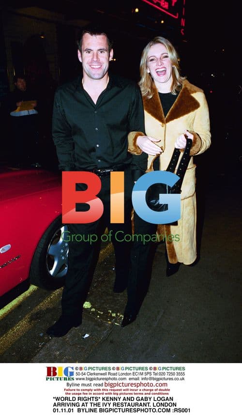 Kenny and Gaby Logan Arrive at Ivy Restaurant