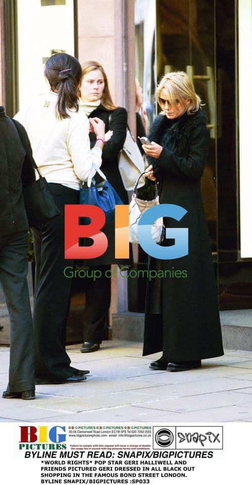 Geri Halliwell Shopping on Bond Street