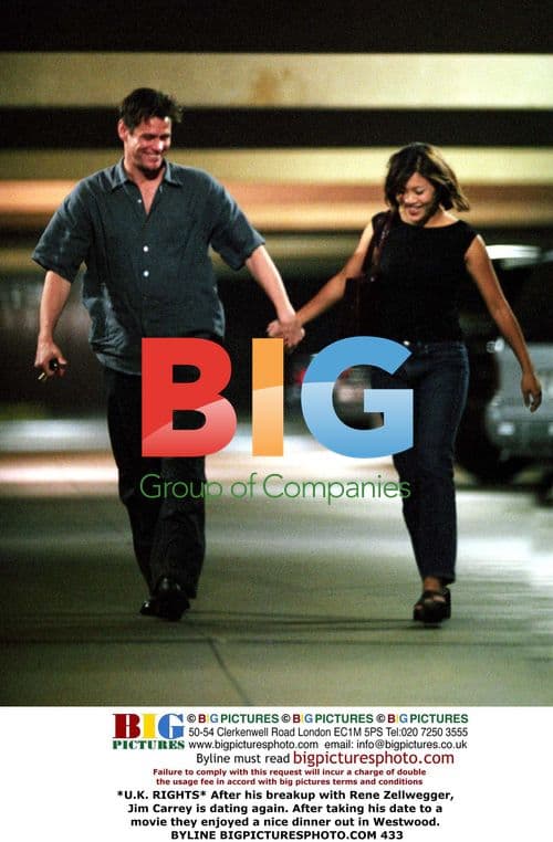 Jim Carrey Seen on Dinner Date in Westwood