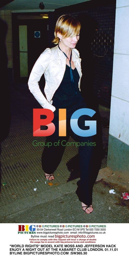 Kate Moss and Jefferson Hack at the Kabaret Club