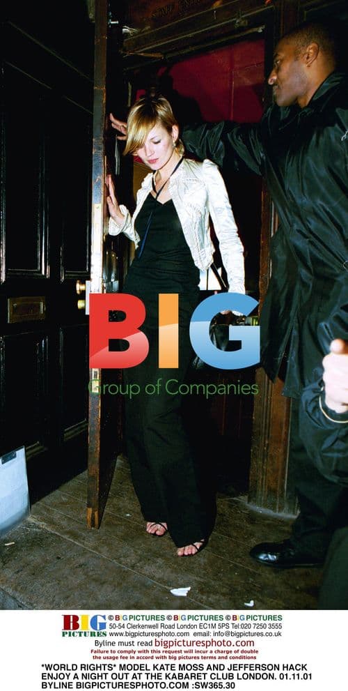 Kate Moss and Jefferson Hack at Kabaret Club