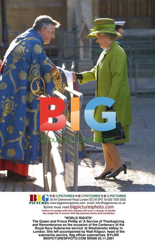 The Queen and Prince Phillip at Westminster Abbey Service