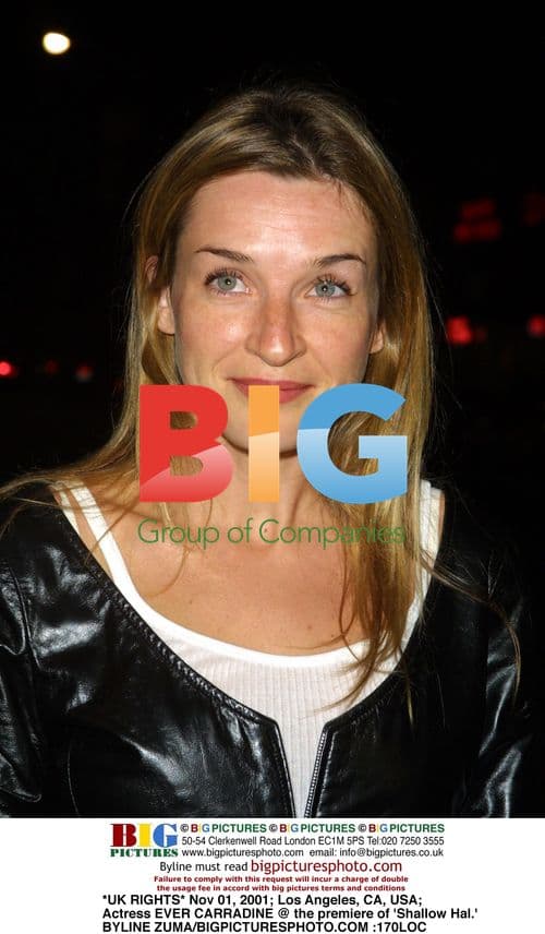 Ever Carradine at 'Shallow Hal' Premiere