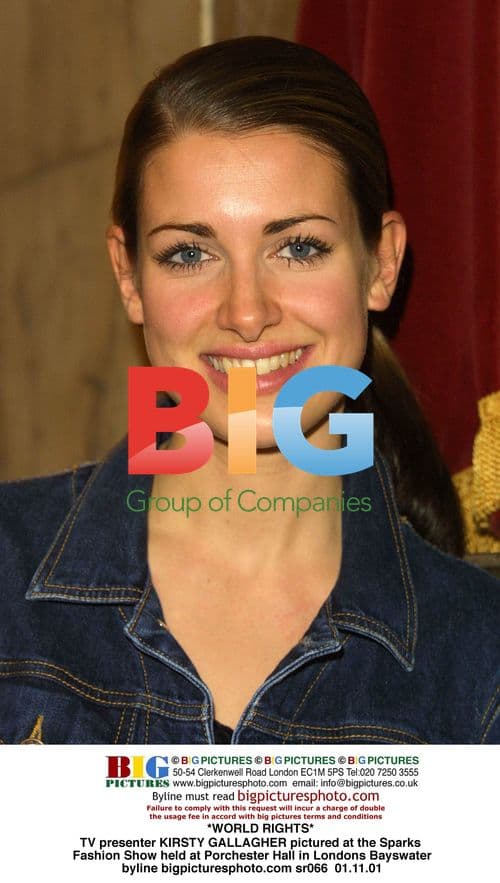 TV's KIRSTY GALLAGHER at Sparks Fashion Show