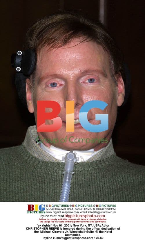 Christopher Reeve Honored at Wheelchair Suite Dedication