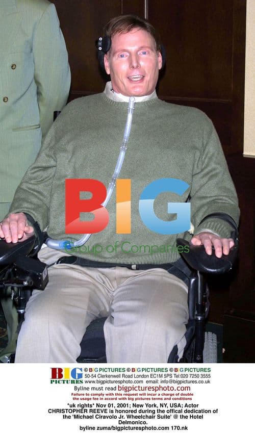 Christopher Reeve Honored for Wheelchair Suite