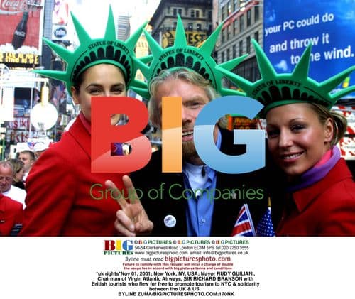 Guiliani and Branson Promote Tourism