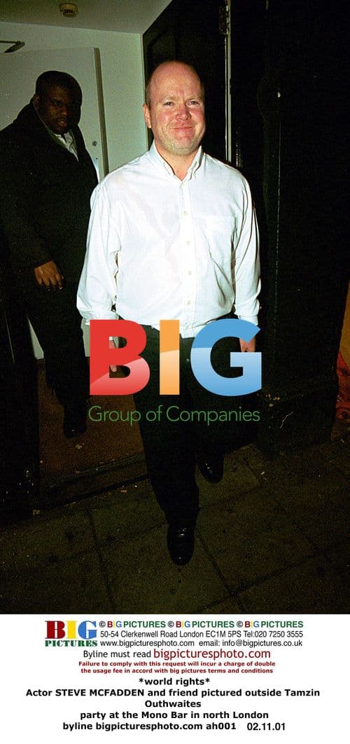 Steve McFadden at Tamzin Outhwaite"s party