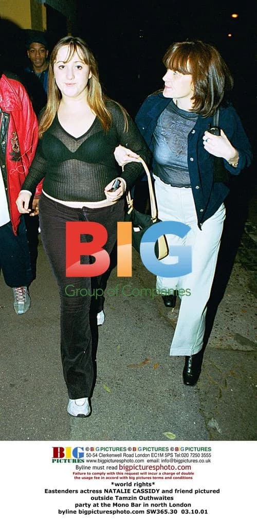 Natalie Cassidy at Tamzin Outhwaite's party