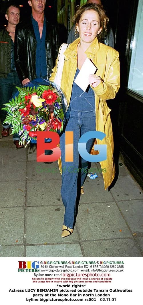 Lucy Benjamin at Tamzin Outhwaite's Party