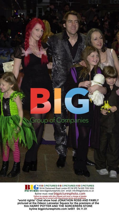 JONATHON ROSS AND FAMILY at HARRY POTTER Premiere