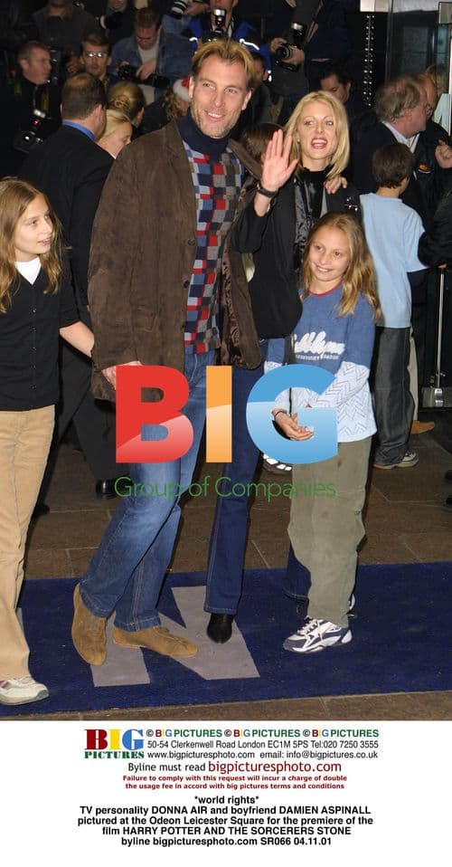 Donna Air and Damien Aspinall at Harry Potter Premiere
