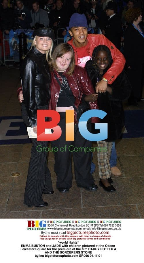 EMMA BUNTON and JADE at 'Harry Potter' Premiere