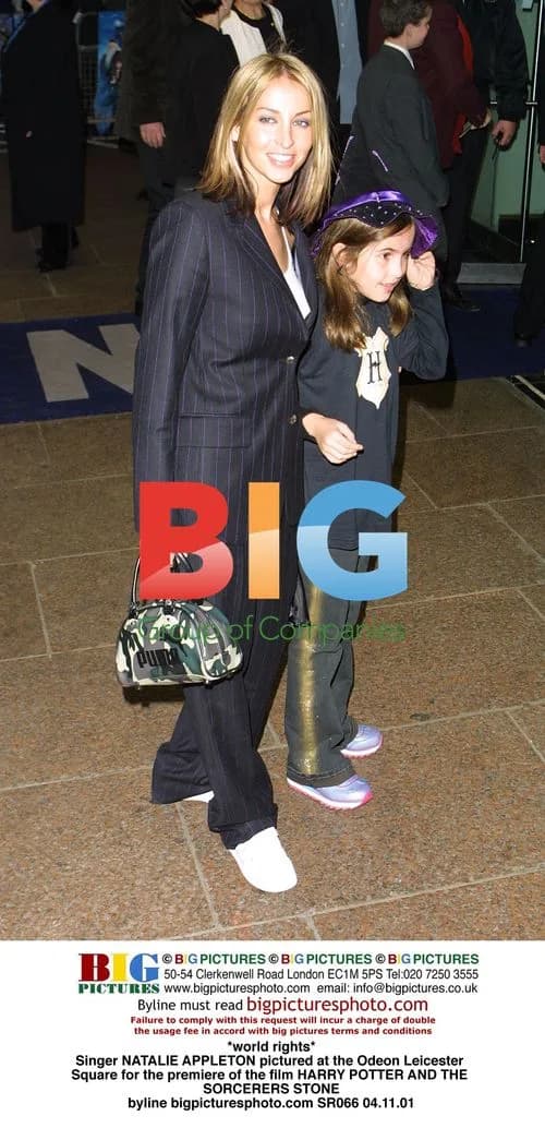 Natalie Appleton at Harry Potter Premiere