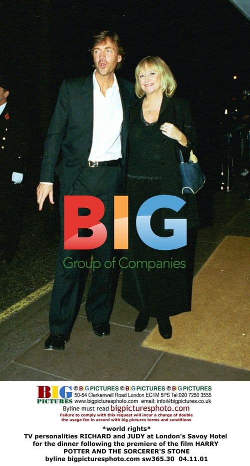 RICHARD and JUDY at Harry Potter film premiere dinner