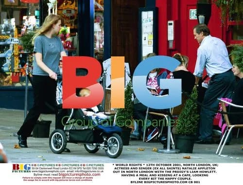 Natalie Appleton and Liam Howlett Out in North London
