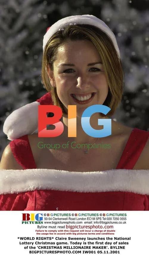 Claire Sweeney launches National Lottery Christmas game