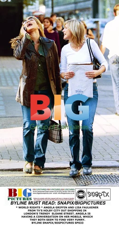 Angela Griffin and Lisa Faulkener Shop in London