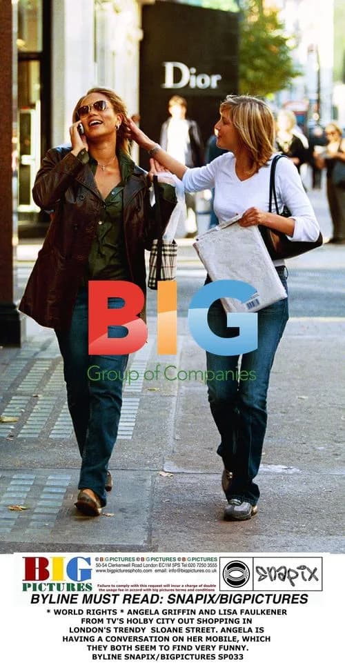Angela Griffin and Lisa Faulkener Shopping
